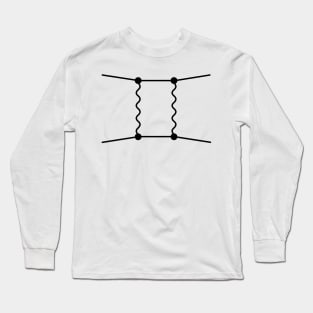 Feynman Diagram - Quantum Field Theory And Particle Physics Long Sleeve T-Shirt